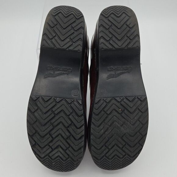 Dansko Women's 9.5-10 40 Professional Stapled Cordovan Leather Clogs Shoes Work - Picture 7 of 7